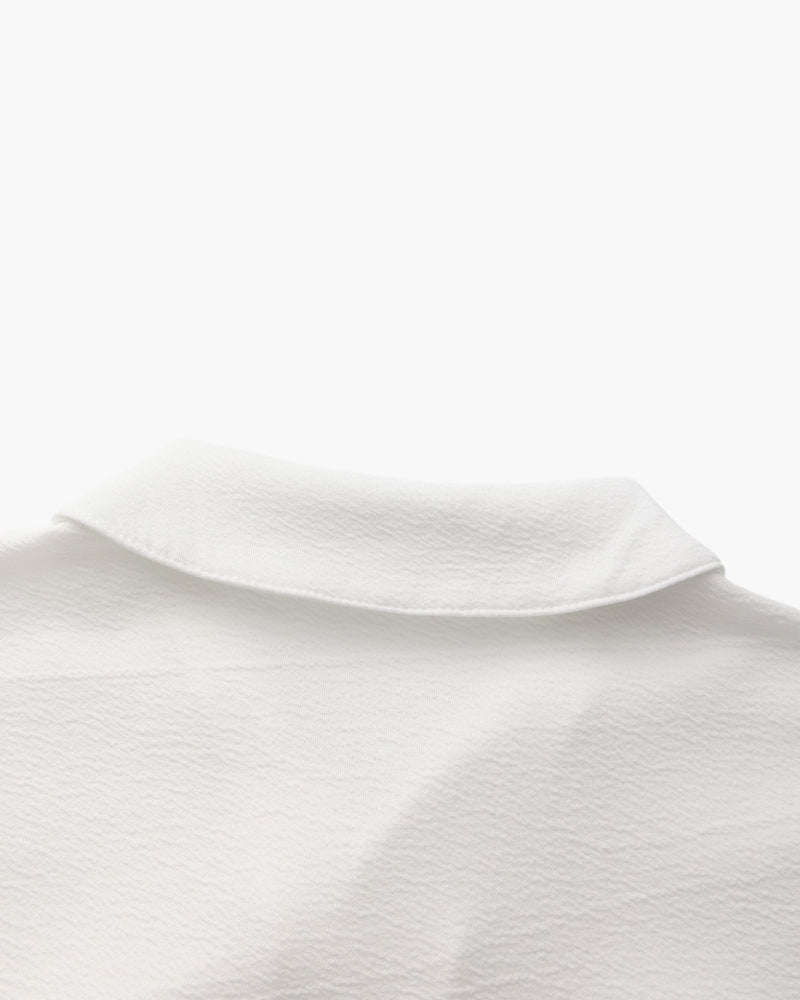 Conjunto de Polo de Algodón con Pantalones