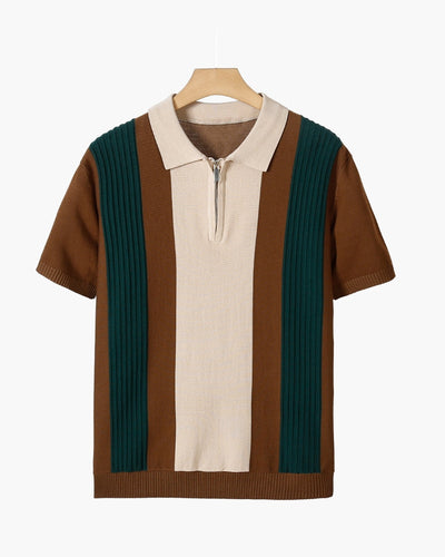 Polo Cremoso Tivoli de Media Cremallera