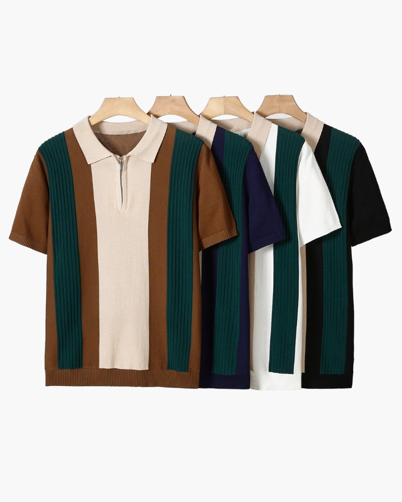 Polo Cremoso Tivoli de Media Cremallera