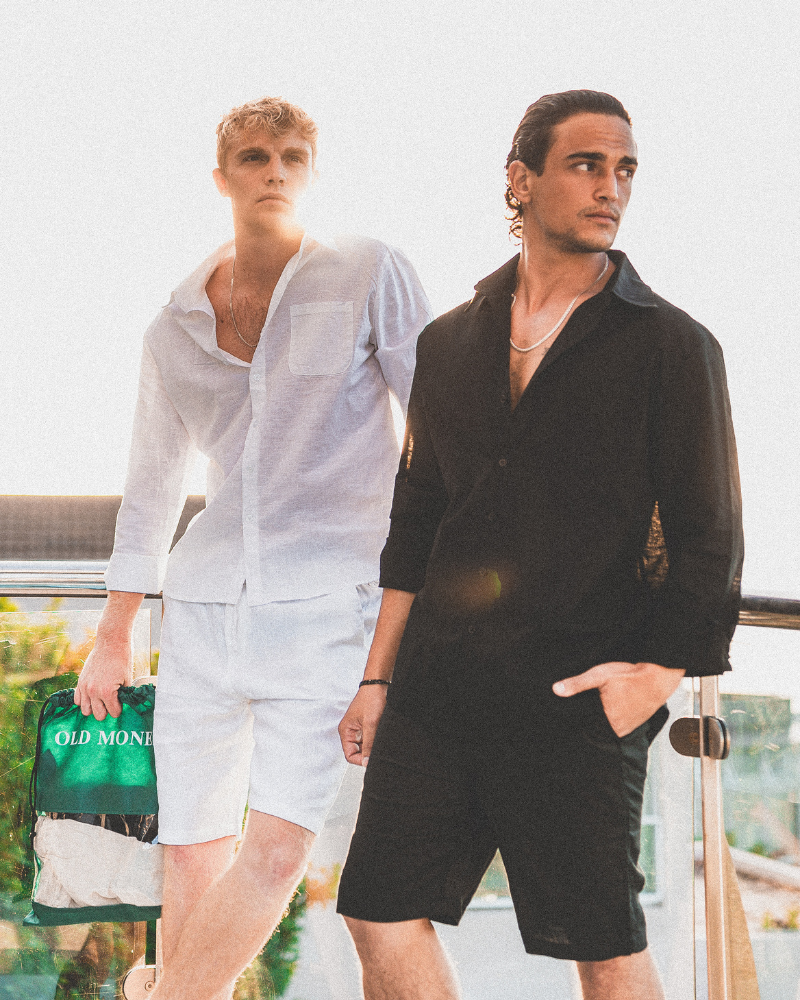 Casablanca - Pantalones Cortos de Lino de Alta Calidad