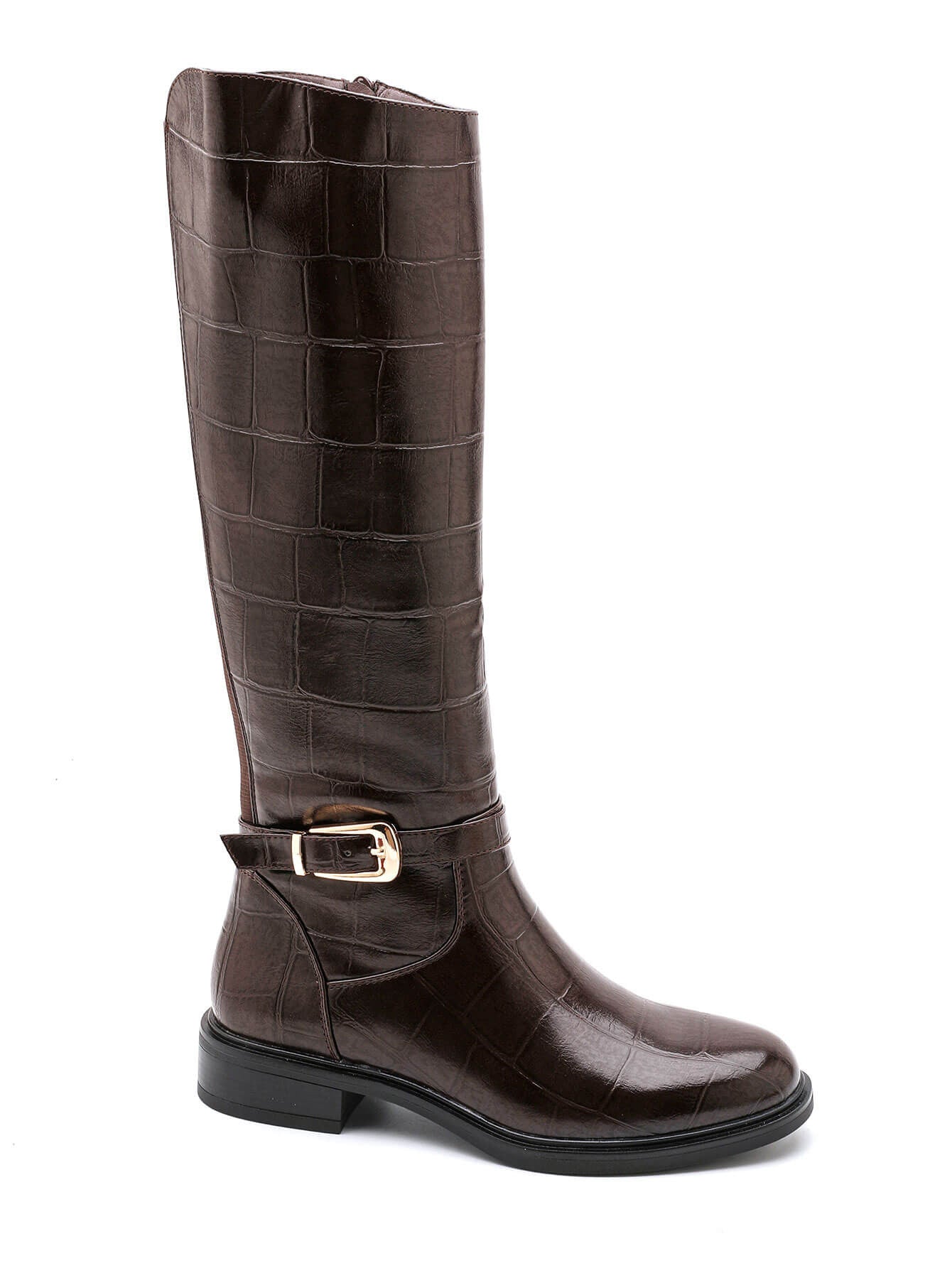 Cro™ | Botas altas elásticas marrones