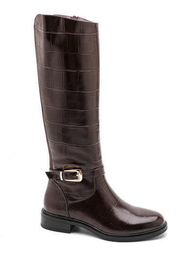 Cro™ | Botas altas elásticas marrones