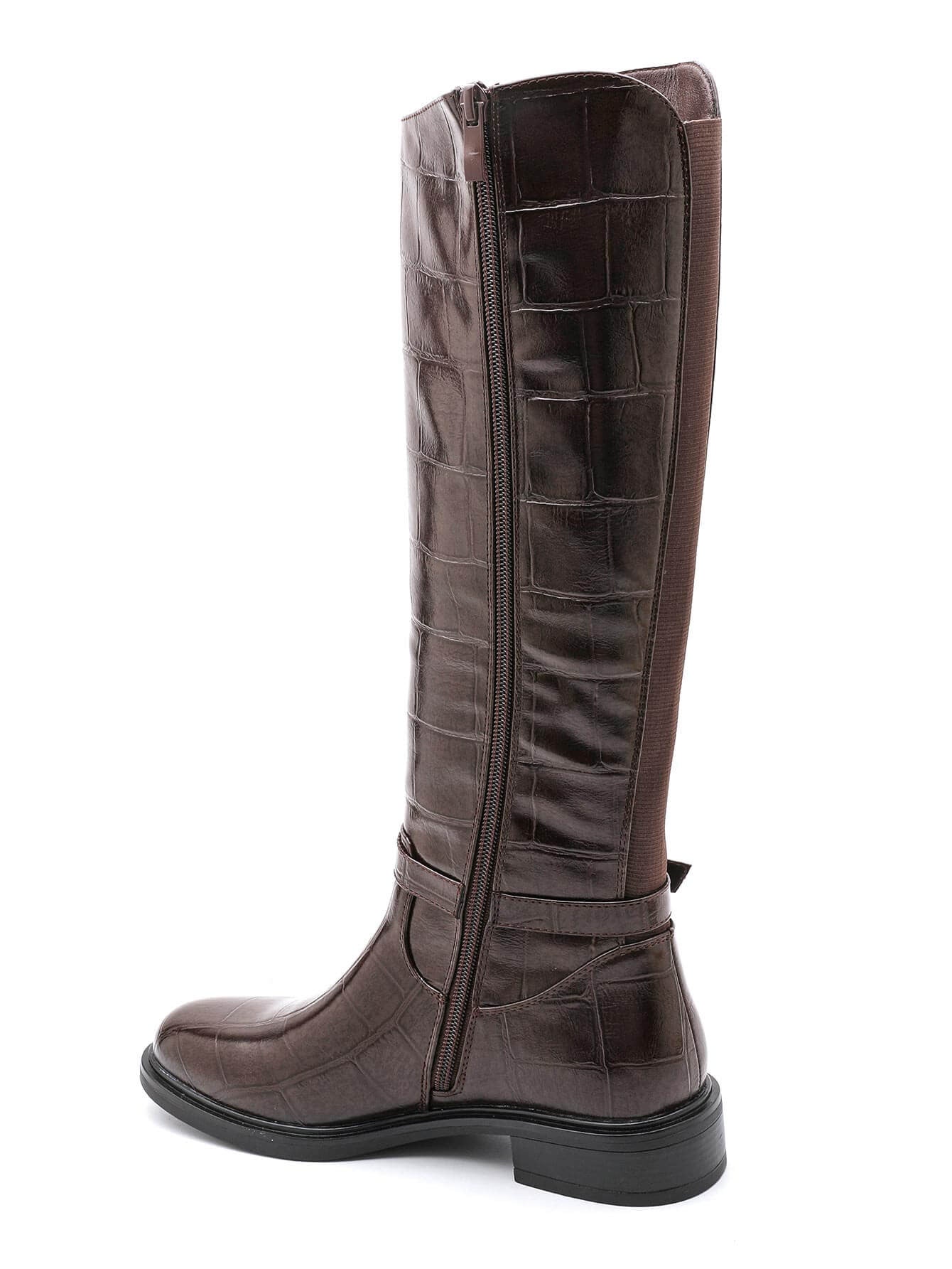 Cro™ | Botas altas elásticas marrones