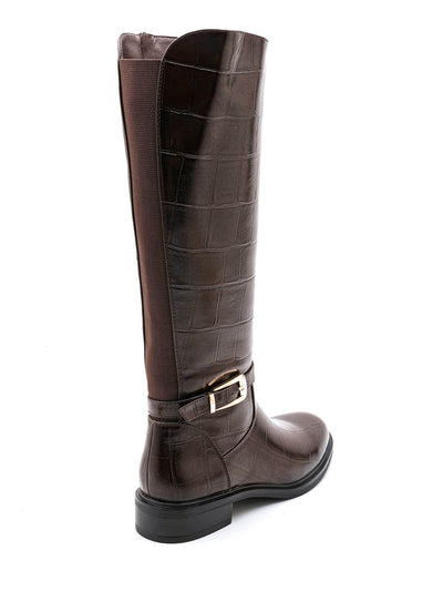 Cro™ | Botas altas elásticas marrones