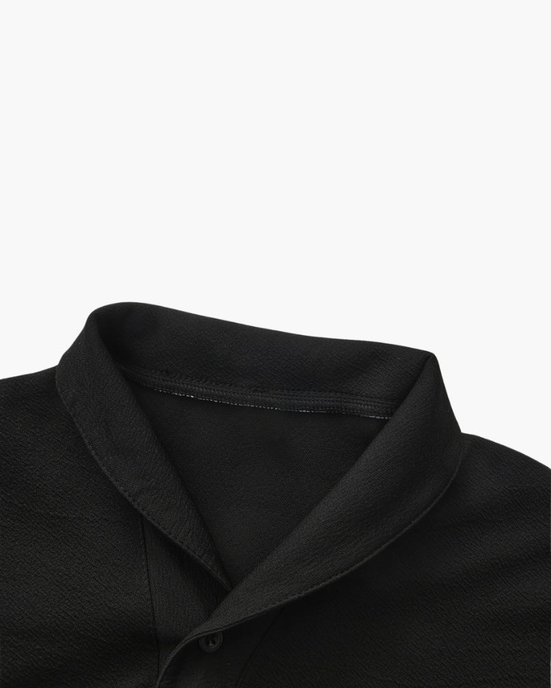 Conjunto de Polo de Algodón con Pantalones