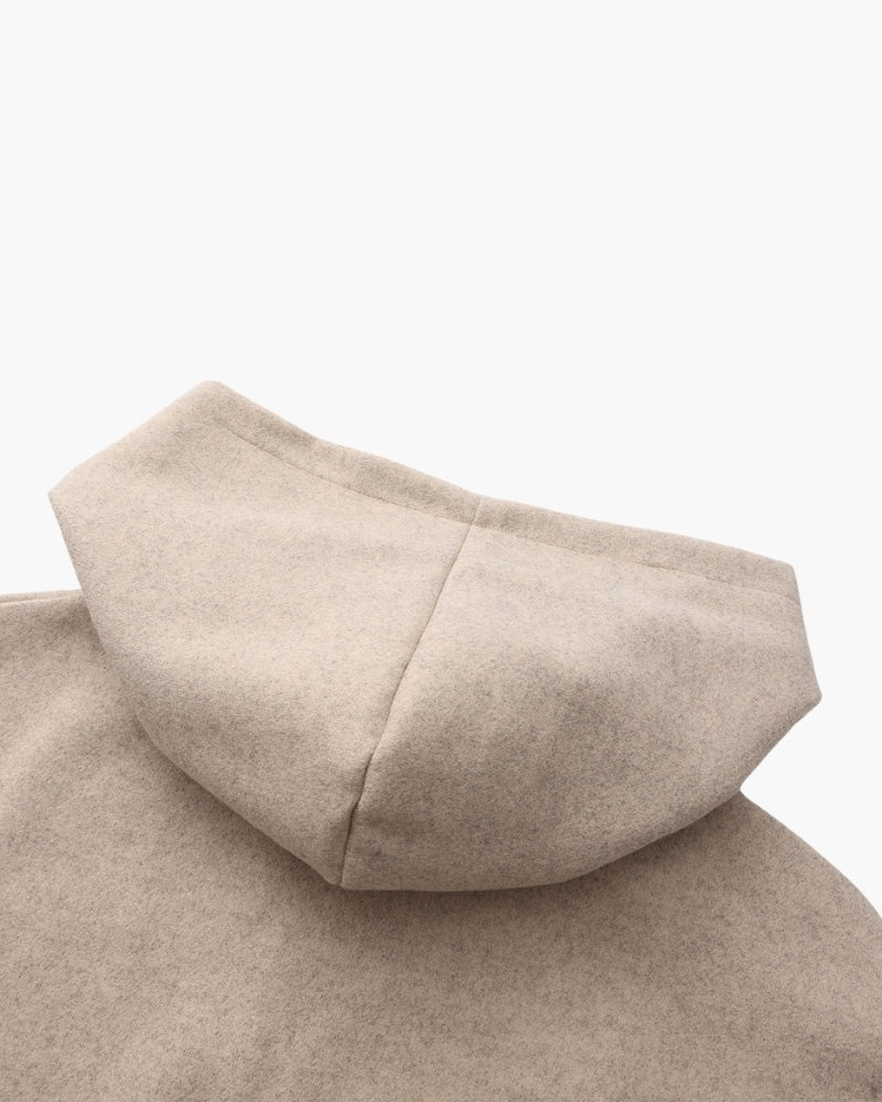 Abrigo de lana Marlowe con cremallera