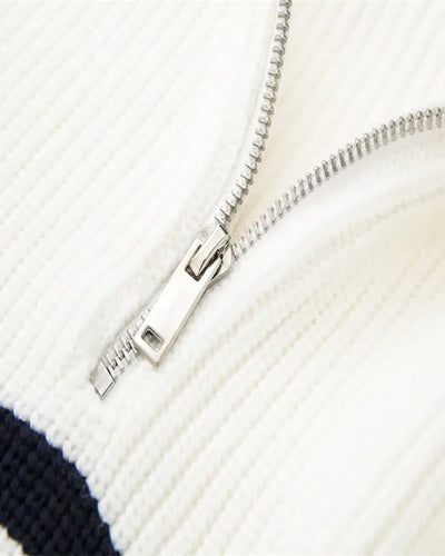 Suéter Rayado con Cremallera