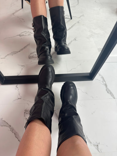 Valeria™ | Botines con cremallera cubierta