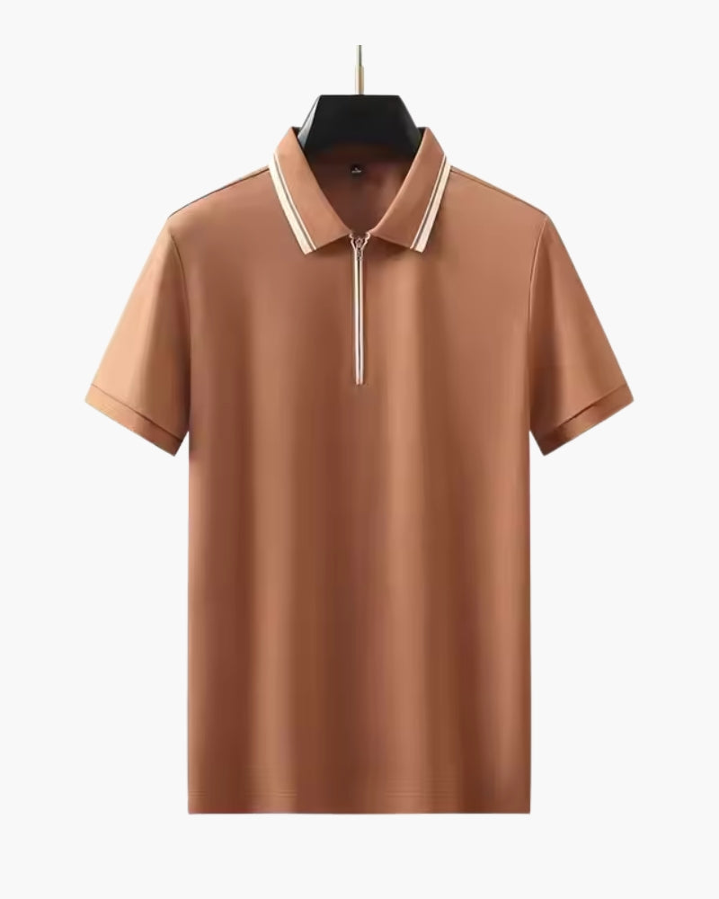 Camisa Polo Ridgeway con Cierre de Cremallera