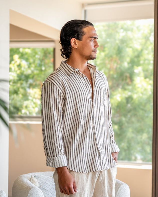 Camisa de Rayas para Hombres