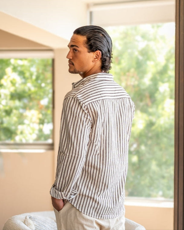 Camisa de Rayas para Hombres