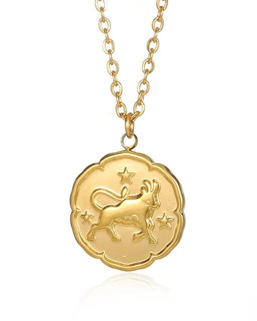Collar Zodiacal en Oro