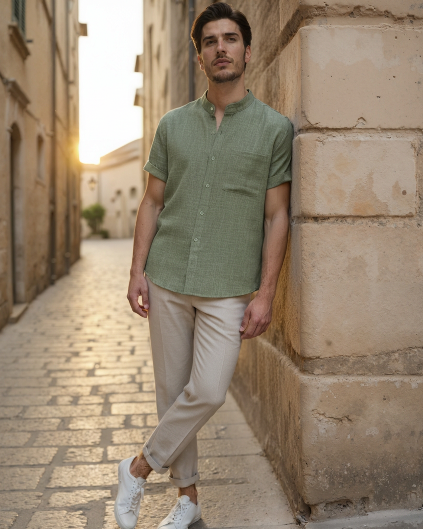 Camisa Mandarin by La Marca